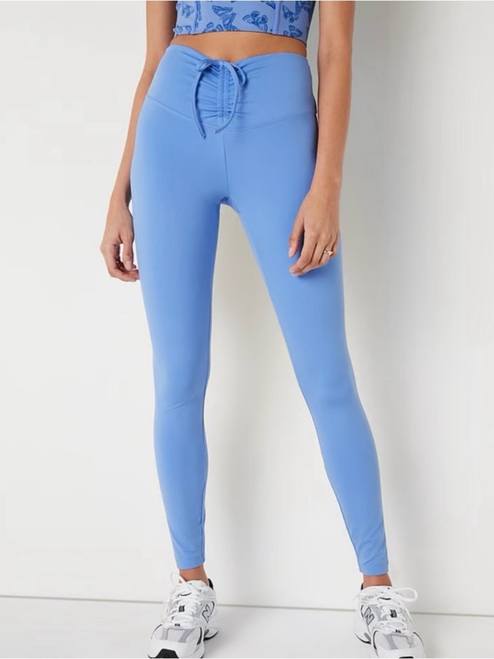 Victoria Secret PINK High Waisted Adjustable Ruched Front Leggings